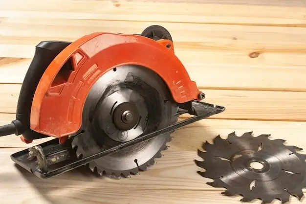 A circular saw